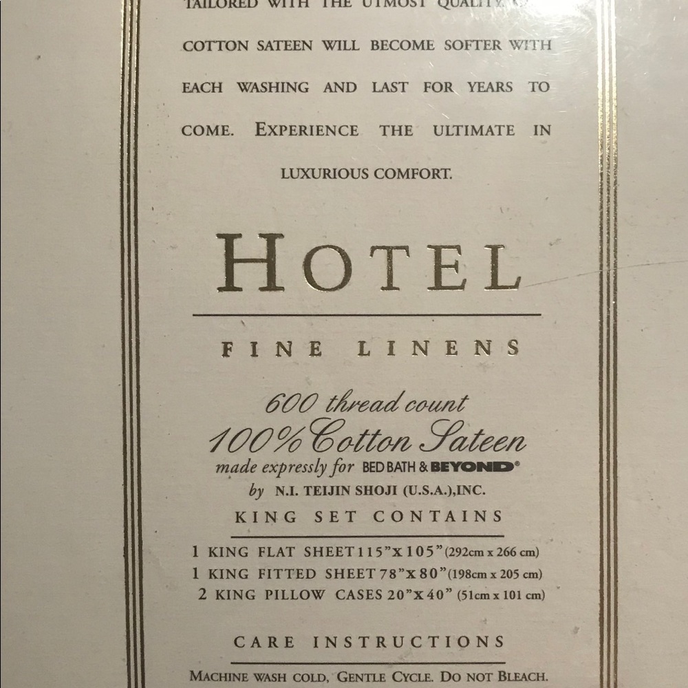 Hotel Fine Linens - Picture 2 of 2